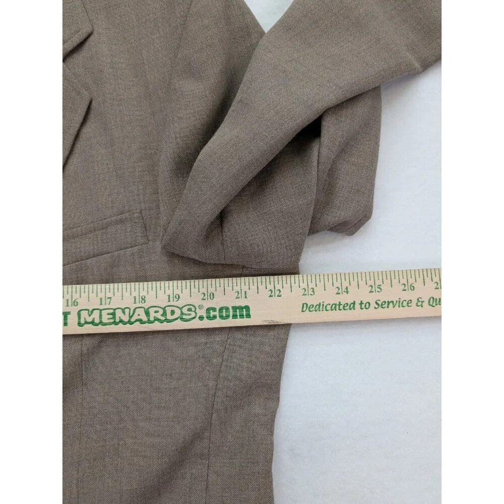 Wall Street Collection Vintage Men's Blazer Jacket Sport Coat Size 42R Beige